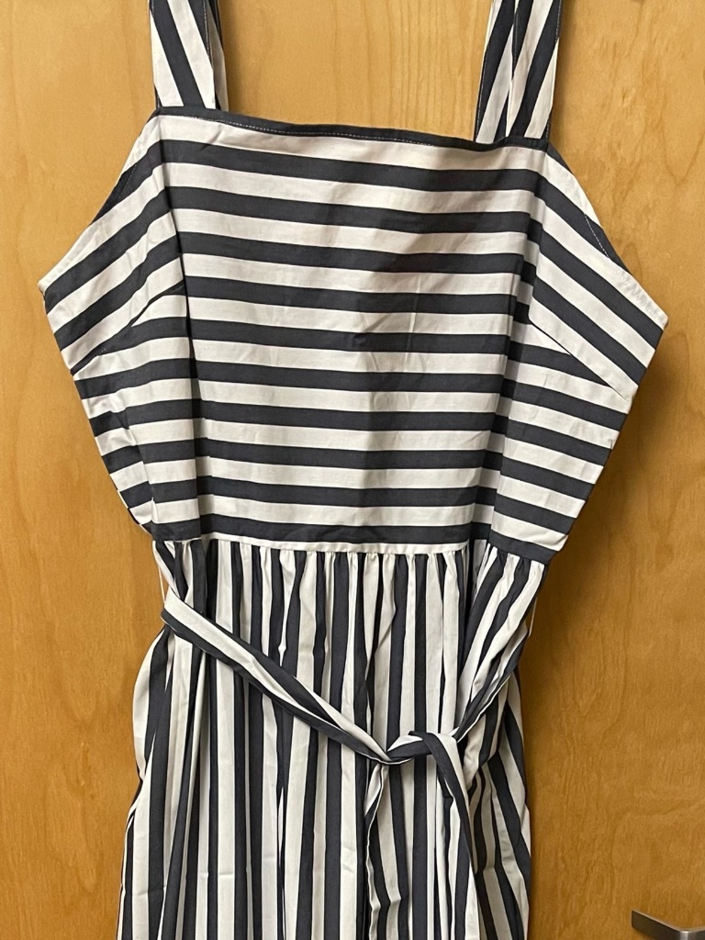 a new day Navy and White Striped Maxi Dress